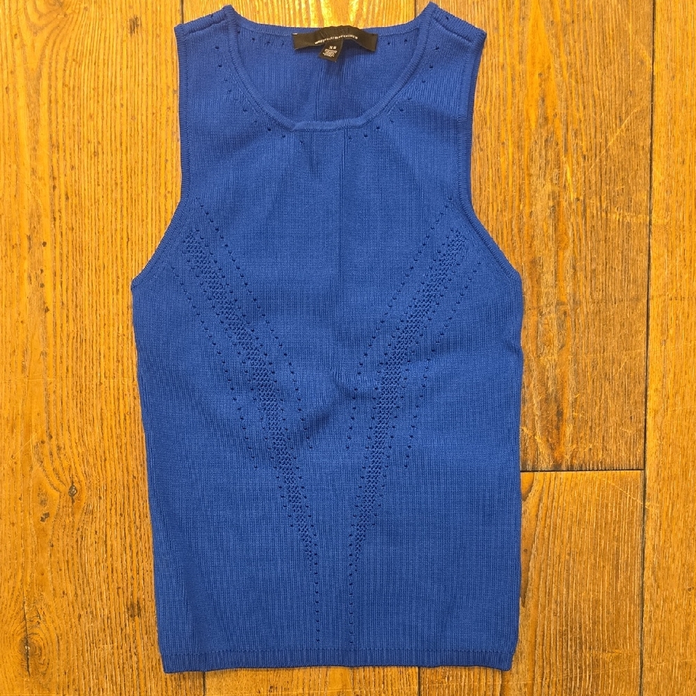 White House Black Market Royal Blue Tank Top